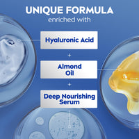 Thumbnail for NIVEA Essentially Enriched Body Lotion for Very Dry Skin with Hyaluronic Acid, Almond Oil and Deep Nourishing Serum, 72-Hour Body Moisturizer, 16.9 Fl Oz Pump Bottle, Pack of 2