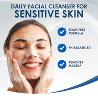 Thumbnail for Vanicream Gentle Facial Cleanser with Pump Dispenser - 8 fl oz - Formulated Without Common Irritants for Those with Sensitive Skin