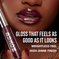 Thumbnail for BUXOM Full-On Plumping Lip Polish, Tinted Lip Plumper Gloss with Peptides & Vitamin E, High-Shine Lip Gloss that Nourishes, Vegan, BU 3 Piece Set (White Russian Sparkle, Sugar,Filler)