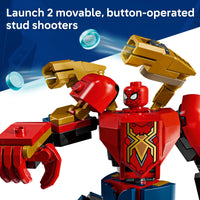 Thumbnail for LEGO Marvel Mech Battle: Spider-Man vs. Doc Ock Building Toys for Kids - Super Hero & Villain Poseable Mech Toys W/3 Marvel Minifigures for Kids & Fans, Ages 6+ - Gift Idea for Birthdays - 76338