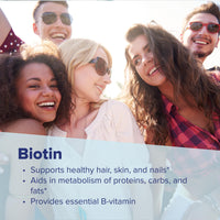 Thumbnail for Superior Source Biotin 10,000 mcg - Daily Supplement Supports Hair Health & Growth - Natural Biotin Supplement Aids Healthy Nails & Skin - 60 Sublingual Dissolving Tablets