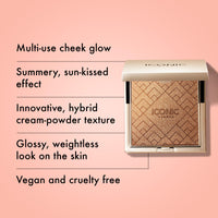Thumbnail for ICONIC LONDON Kissed by the Sun | Multi-Use Blush, Bronzer, & Highlighter, For All Skin Types, Cruelty-Free, Vegan Makeup, (Oh Honey) 0.17 oz