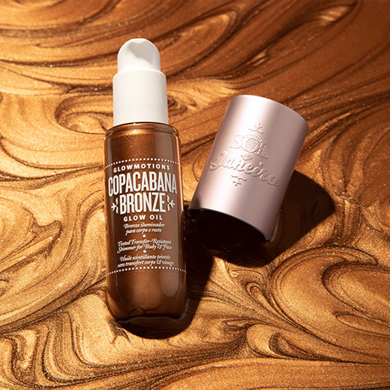 SOL DE JANERIO Glowmotions Glow Body Oil (Copacabana Bronze, 2.5 Fl Oz (Pack of 1))