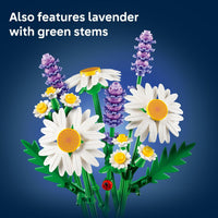 Thumbnail for LEGO Botanicals Daisies Building Toy - Artificial Flowers Crafting Kit for Girls & Boys, Ages 9+ - Kids Room Decor for Book Shelf or Desk - Gift Idea for Birthdays - 11508