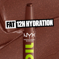 Thumbnail for NYX PROFESSIONAL MAKEUP Fat Oil Slick Click, Lightweight, Buildable, Pigmented Vegan Lip Balm - Trending Topic