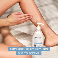 Thumbnail for Aveeno Eczema Therapy Nighttime Itch Relief Balm, Eczema Cream for Body, Moisturizing Colloidal Oatmeal & Ceramide Formula, Fragrance Free, Soothing Dry Itchy Skin, 11 fl oz
