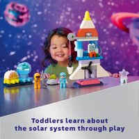 Thumbnail for LEGO DUPLO 3 in 1 Space Shuttle Adventure Toddler Building Toys - Space Toys for Boys & Girls, Ages 3+ Years - Gift for Christmas - Learning & Pretend Play Activity - 10422