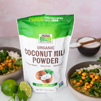 Thumbnail for NOW Foods, Organic Coconut Milk Powder, Dairy Free/ Vegan, Just Add Water, 12-Ounce