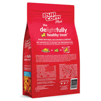 Thumbnail for Pup Corn Plus - Puffed Dog Treats with Prebiotics and Probiotics - Chicken & Cheddar Cheese (14.5oz) - Made in USA