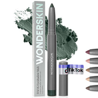 Thumbnail for Wonderskin IYKYK Eyeshadow Stick - Longwear Eye Shadow Sticks, Budge-Proof & Waterproof Shimmer Eyeshadow Stick with Built-in Sharpener (Green Smoke)