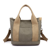 Thumbnail for Small Tote Bag Washed Denim Tote Bag for Women Canvas Shoulder Bag Crossbody Satchel Hobo Bag Messenger Bag 2025
