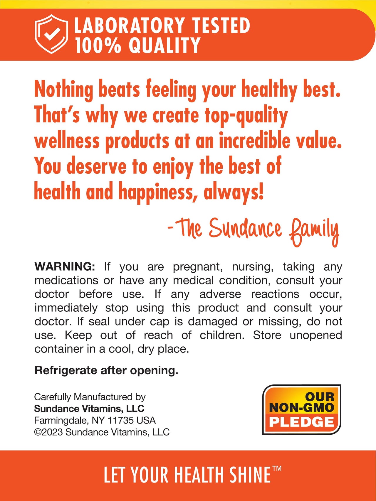 Sundance Probiotic Acidophilus | 500 Million Active Cultures | 60 Quick Release Capsules | Non-GMO, Gluten Free Supplement