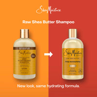 Thumbnail for SheaMoisture Raw Shea Butter Deep Moisturizing Shampoo Raw Shea Butter for Dry, Damaged or Transitioning Hair with Argan Oil For a Healthy Glow 13 oz