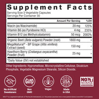 Thumbnail for Force Factor Total Beets Blood Pressure Support Beet Root Capsules, 1800mg Organic Beet Root Powder Beet Supplement with Hawthorn Berry to Support Circulation and Blood Flow, 90 Vegetable Capsules