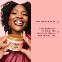 Thumbnail for SheaMoisture Smoothie Curl Enhancing Cream Coconut and Hibiscus for Thick, Curly Hair Sulfate Free and Paraben Free 12 oz
