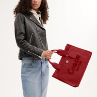 Thumbnail for COACH Womens Cargo Tote 1941 Red One Size