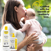 Thumbnail for La Petite Creme French Premium Diapering Lotion - Diaper Cream Alternative to Baby Wipes - Gentle Moisturizer & Skin Cleanser with USDA Certified Organic Ingredients - Baby Essentials (20 oz)