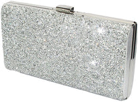 Thumbnail for Covelin Women's Handbag Envelope Rhinestone Evening Clutch Bag Hot Silver