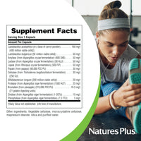 Thumbnail for NaturesPlus Vibra-Gest - 180 Capsules - Vegetarian Digestive Support Supplement with Probiotics, Live Fruit & Vegetable Enzymes - Natural Live Cultures - 180 Servings