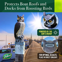 Thumbnail for GARDENEER Dalen SOL-R Action Large Solar Fake Owl Decoy to Scare Birds Away - 18