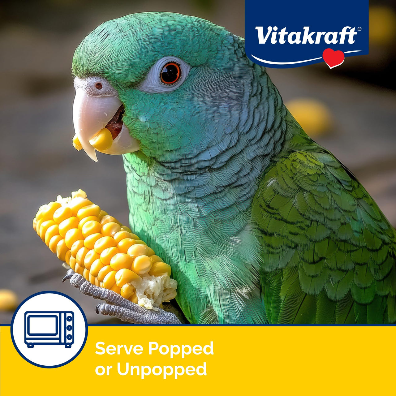 Vitakraft Mini-Pop Corn Cob Bird Treat 6 Ounce (Pack of 1)