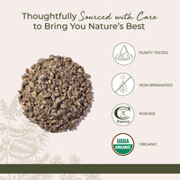 Thumbnail for Starwest Botanicals Essiac Tea Organic - Caffeine Free Herbal Blend, Loose Leaf Burdock Root, Slippery Elm Bark, Sheep Sorrel, & Rhubarb, Certified Kosher, Non-GMO - Bulk 1 lb Bag