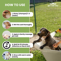 Thumbnail for Bio-Groom Flea & Tick Dog Shampoo - Flea and Tick Prevention for Dogs, Cat Flea Treatment, Cruelty-Free, Made in USA, Natural Tick Repellent, Protein-Lanolin Shampoo - 12 fl oz 1-Pack