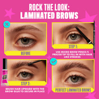 Thumbnail for NYX PROFESSIONAL MAKEUP Micro Brow Pencil (Ash Brown) + Brow Glue (Clear), 2-Pack Bundle