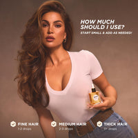 Thumbnail for Gisou Honey Infused Hair Oil - Hydrating & Frizz Control Treatment with Mirsalehi Honey, Adds Shine & Heat Protectant for All Hair Types, 1.7 Fl Oz