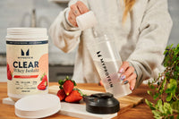 Thumbnail for Myprotein Clear Whey Isolate Protein Powder, 20 Servings (1.1lbs) Strawberry, 20g Protein per Serving, Naturally Flavored Drink Mix, Daily Protein Intake for Superior Performance