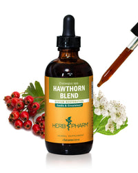 Thumbnail for Herb Pharm Hawthorn Blend Liquid Extract for Cardiovascular and Circulatory Support - 4 Ounce