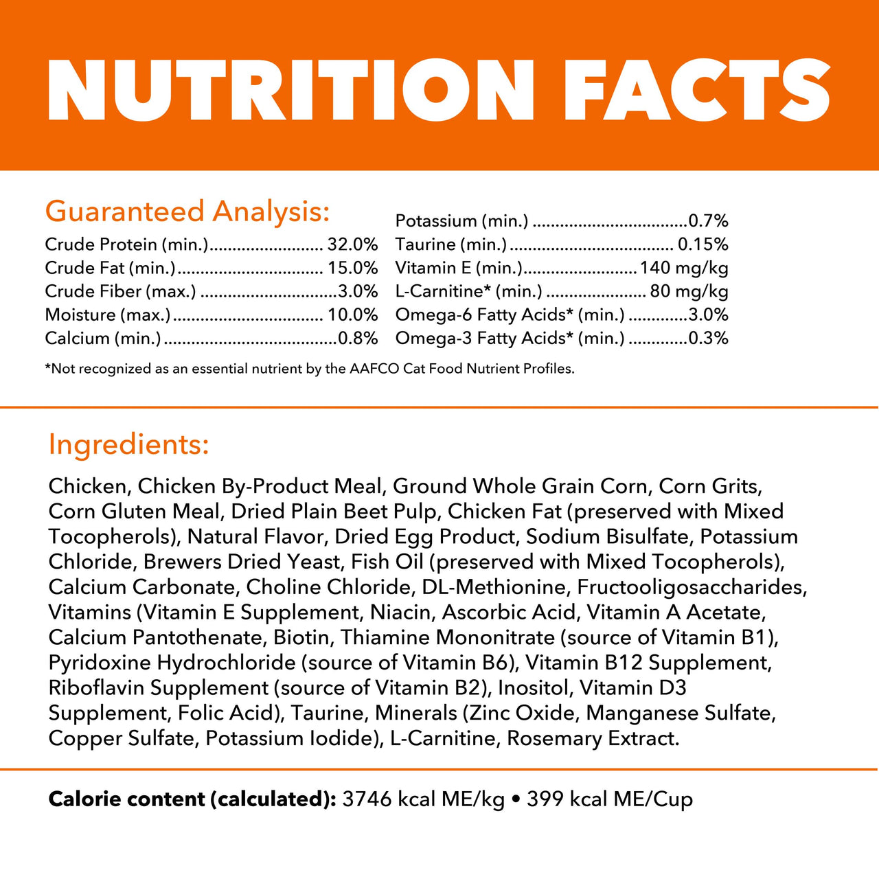 IAMS Proactive Health Dry Cat Food, Healthy Cat Food Dry Recipe for Adults, with Chicken 7 lb. Bag