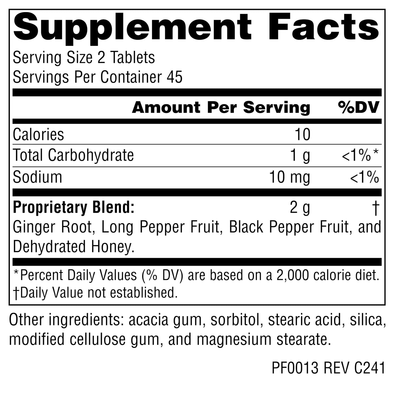 Planetary Herbals Three Spices Sinus Support Tablets, 90 Count