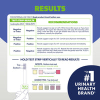 Thumbnail for AZO Urinary Tract Infection (UTI) Test Strips, Accurate Results in 2 Minutes, Clinically Tested, Easy to Read Results, Clean Grip Handle, #1 Most Trusted Brand, 3 Count