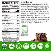 Thumbnail for Orgain Organic Vegan Protein Powder, Creamy Chocolate Fudge - 21g Plant Protein, 6g Prebiotic Fiber, Low Net Carb, No Lactose Ingredients, No Added Sugar, Non-GMO, For Shakes & Smoothies, 2.03 lb