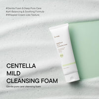 Thumbnail for IUNIK Centella Mild Facial Foaming Cleanser - Non-stripping Sub-Acid w/Centella Asiatica 49% Moisturizing pH Balancing for Oily Dry Senstivie Acne-prone skin Vegan Korean Skincare
