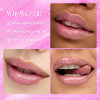 Thumbnail for Nature Republic HONEY MELTING LIP GLITTER (13 AURORA) SOFT LIP STICK Hydrating Gloss, Moisturizing balms, Shine Glimmer Finish, Shimmery-Sheer tint, korean make up