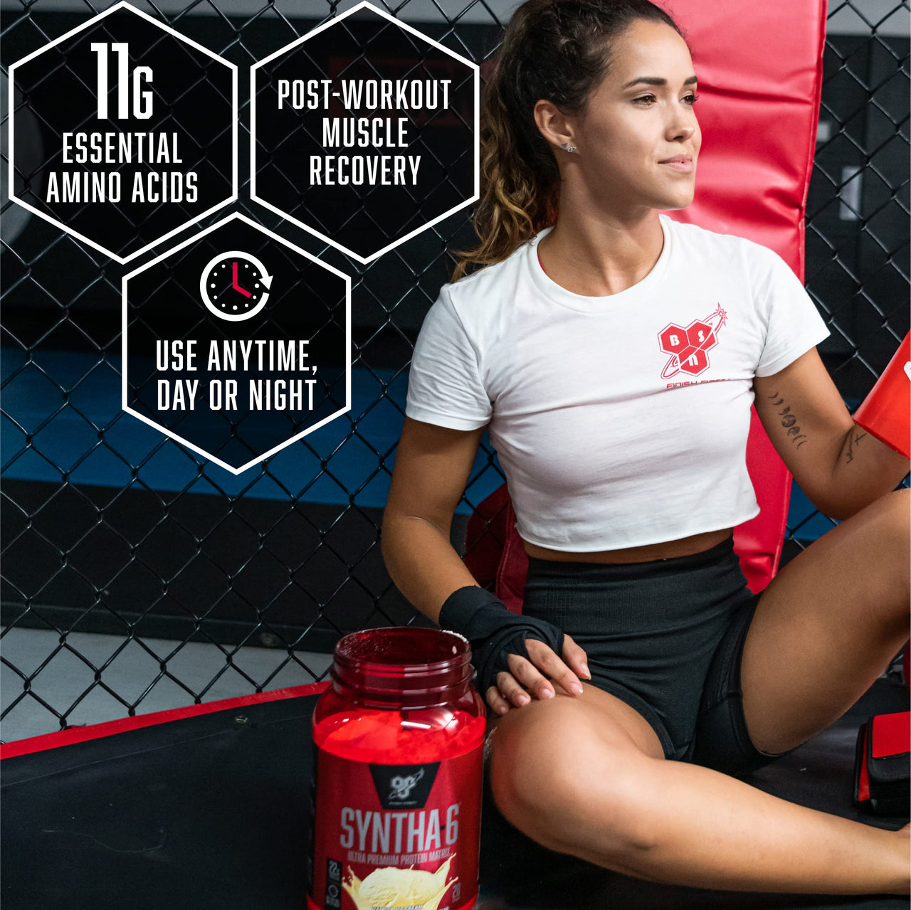 BSN SYNTHA-6 EDGE Protein Powder, Chocolate Flavored Powder with Hydrolyzed Whey, Micellar Casein, for Muscle Gain, Low Sugar, 24g Protein, Chocolate Milkshake, 48 Servings, 4.23 Pound (Pack of 1)