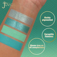 Thumbnail for Juvia's Place Rebel Quad Mint Eyeshadow Palette - Shades of 4, Professional Eye Makeup, Pigmented Makeup Palette for Eye Color & Shine, Pressed Eyeshadow Cosmetics