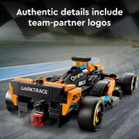 Thumbnail for LEGO Speed Champions 2023 McLaren Formula 1 Race Car Toy for Play and Display, Buildable McLaren Toy Set for Kids, F1 Toy Gift Idea for Boys and Girls Ages 9 and Up who Enjoy Independent Play, 76919