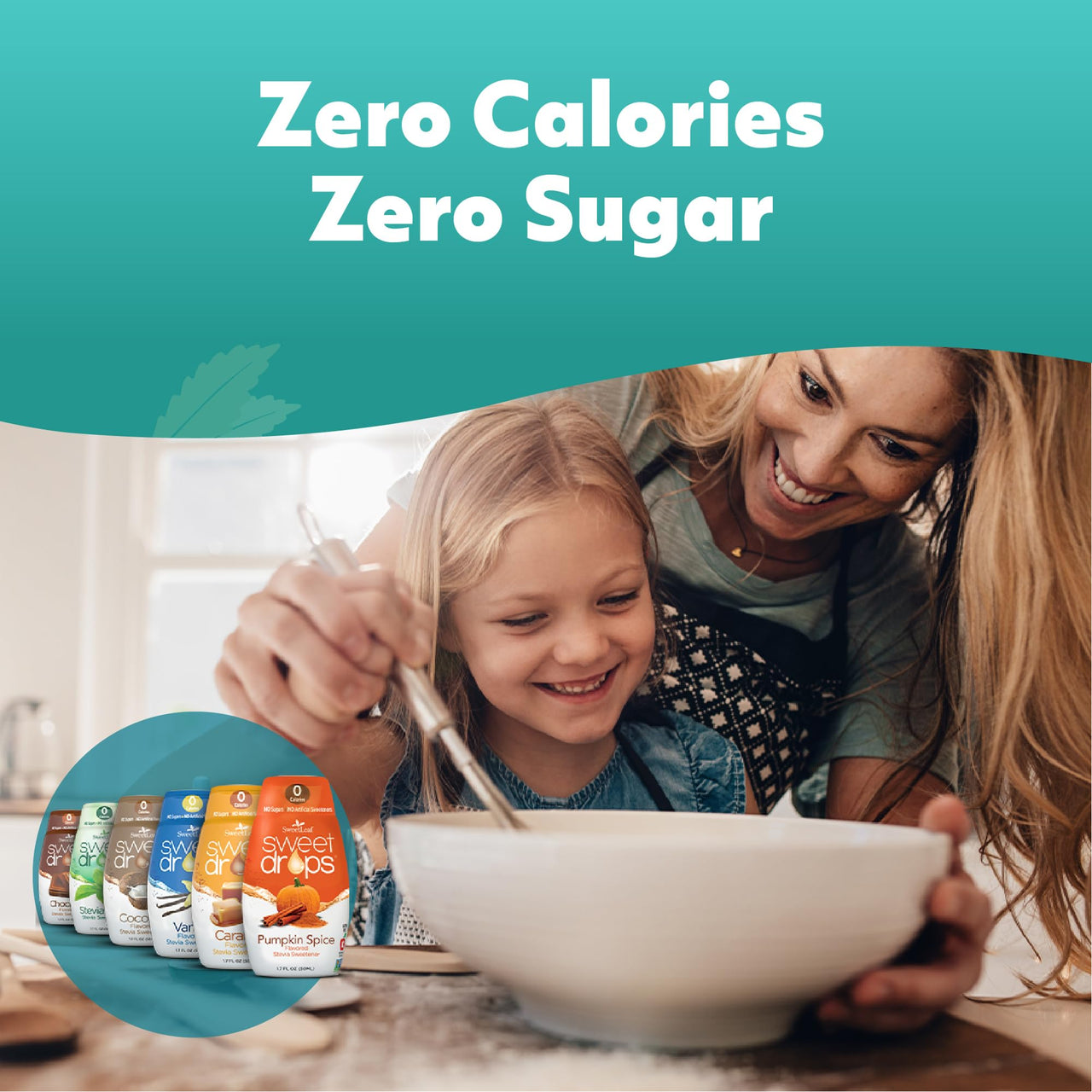 SweetLeaf Sweet Drops Coconut Stevia Liquid Sweetener - Flavor Foods, Keto Coffee with Sugar Free, Zero Calorie, Non-Glycemic Response SweetLeaf Stevia Drops, 1.7 Fl Oz Ea (Pack of 6)