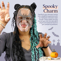 Thumbnail for SpaLife Facial Mask Sheet Bundle - Pumpkin, Ghost, Bat - Halloween Character Mask Bundle - Face Masks for Skin Care - Moisturizing Sheet Face Masks - Skincare Pack for Women - Spa Beauty Masks