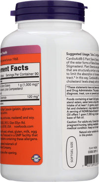 Thumbnail for NOW FOODS SPO Beta-Sitosterol Plant Sterols with Fish Oil, 180 Count
