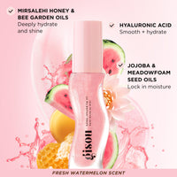 Thumbnail for Gisou Honey Infused Lip Oil – Hydrating & Glossy Lip Oil with Mirsalehi Honey & Jojoba Seed Oil, Non-Sticky Shine, Watermelon Sugar, 0.27 Fl Oz