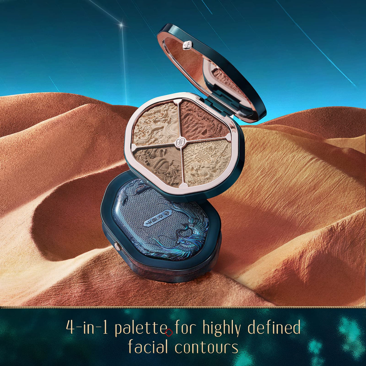 FLORASIS Constellation Floral Engraving Contour Makeup Palette (01 Constellation)
