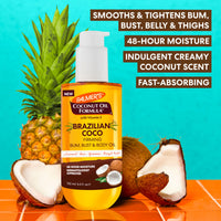 Thumbnail for Palmer's Coconut Oil Formula Brazilian Coco Firming Body Oil with Vitamin E, 6.5 Fl Oz, Helps with Skin Tightening & Firming of Bum, Bust & Belly, Provides 48Hr Moisture, Dermatologist Approved