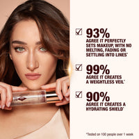 Thumbnail for Charlotte Tilbury Airbrush Flawless Setting Spray - Ultra-Fine Hydrating Mist to Prime & Set Face Makeup For Up to 16Hr - Soothes, Blurs Pores & Calms Skin (100ml)