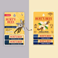 Thumbnail for Burt's Bees Lip Balm - Vanilla Bean, Lip Moisturizer With Responsibly Sourced Beeswax, Tint-Free, Natural Origin Conditioning Treatment, 2 Tubes, 0.15 oz.