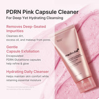 Thumbnail for medicube Facial Cleanser PDRN Pink Glutathione Capsule Foam Cleanser | Daily Face Wash for Pore Care, Uneven Skin Tone, Texture | Hydrating & Nourishing Deep Cleansing | Korean Skincare, 4.23 oz