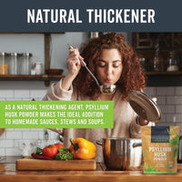 Thumbnail for Viva Naturals Organic Psyllium Husk Powder, 24 oz – Finely Ground, Unflavored, Vegan, Keto, Paleo, Non-GMO Plant-Based Superfood, Good Source of Fiber for Gluten-Free Baking, Juices & Smoothies